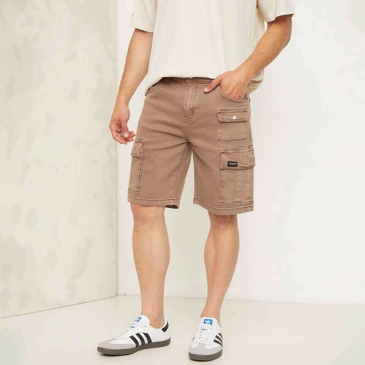 AMERICANINO - Bermuda Cargo Algodón Regular Fit Hombre Americanino