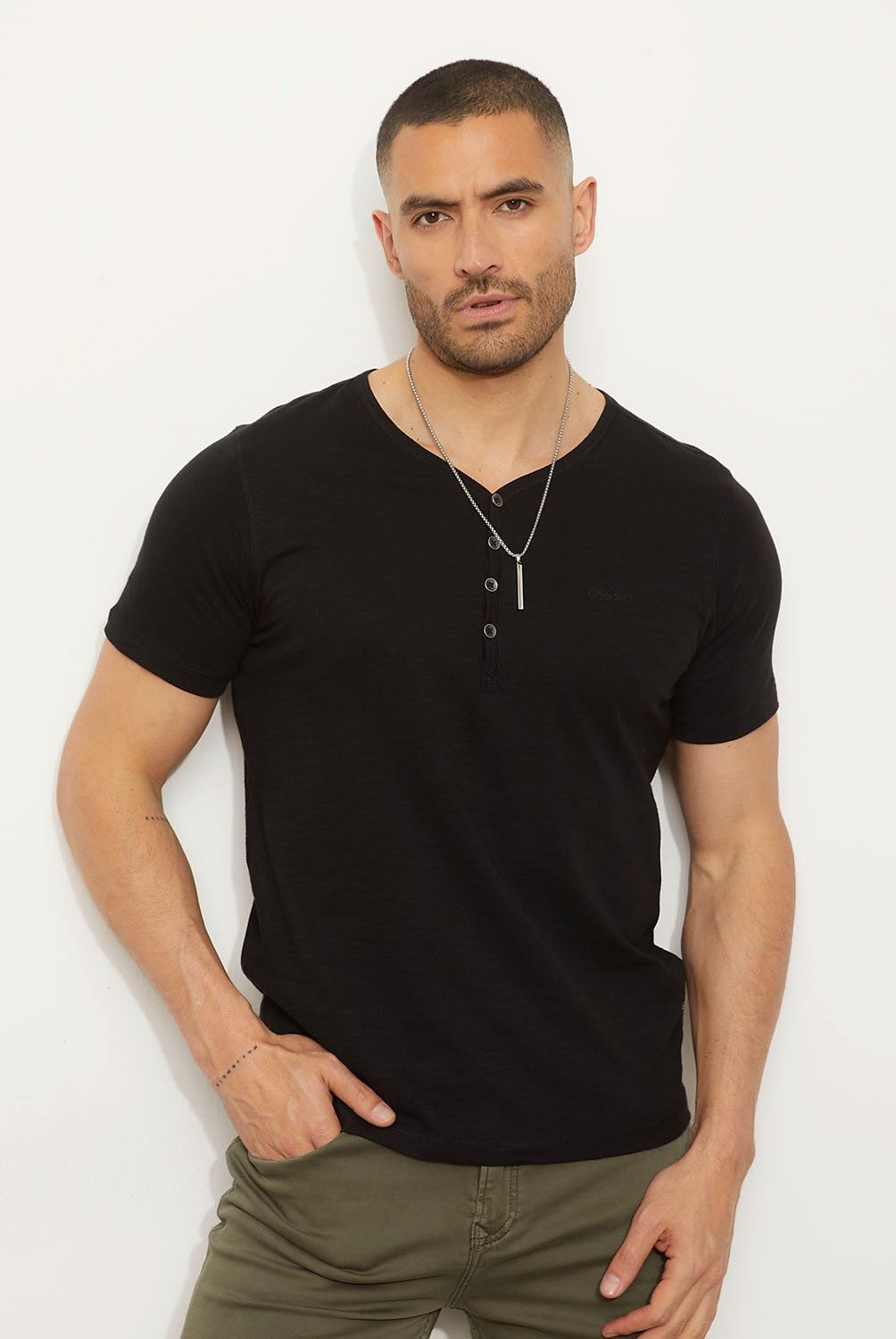 MOSSIMO - Polera Mossimo Manga Corta Casual para Hombre