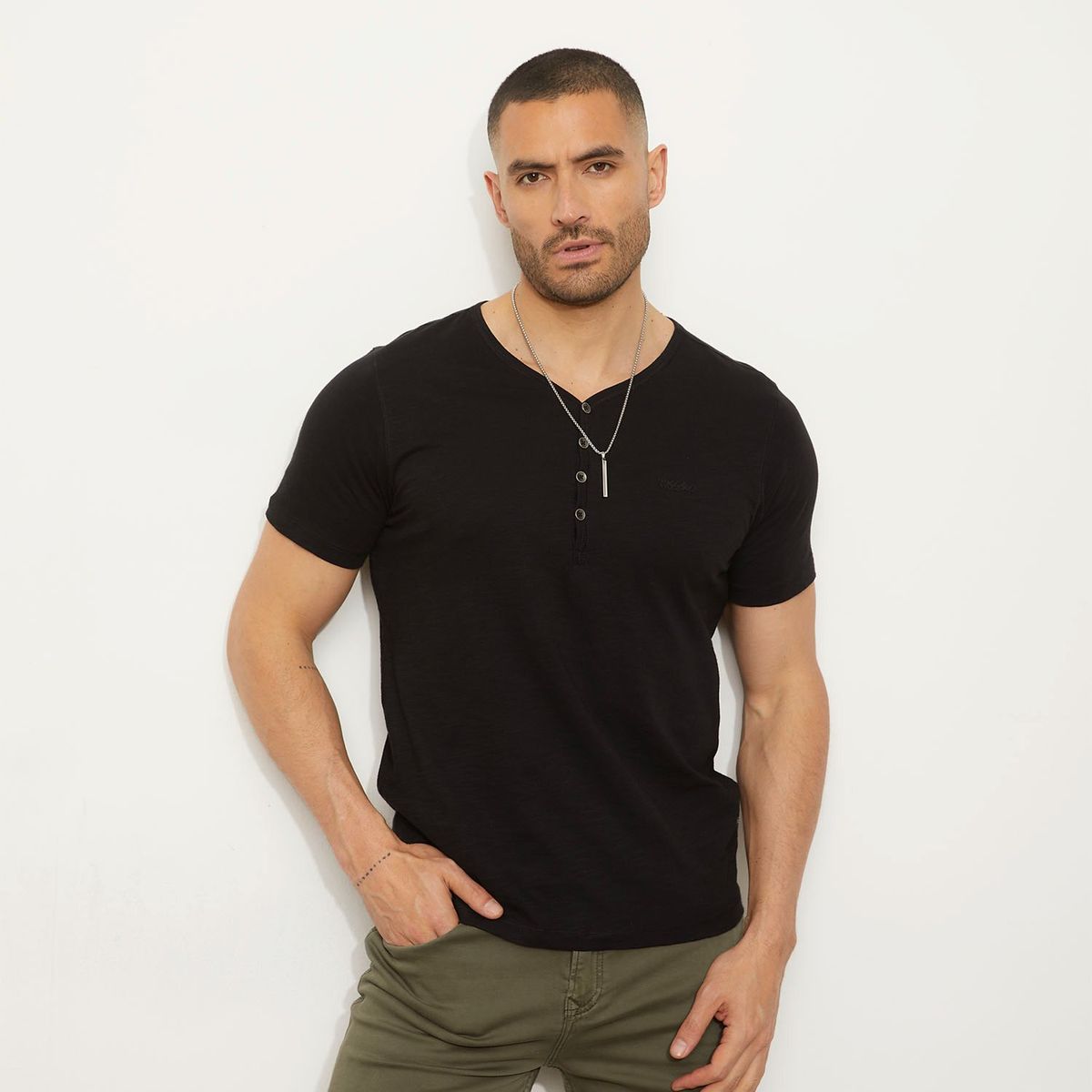 MOSSIMO - Polera Mossimo Manga Corta Casual para Hombre