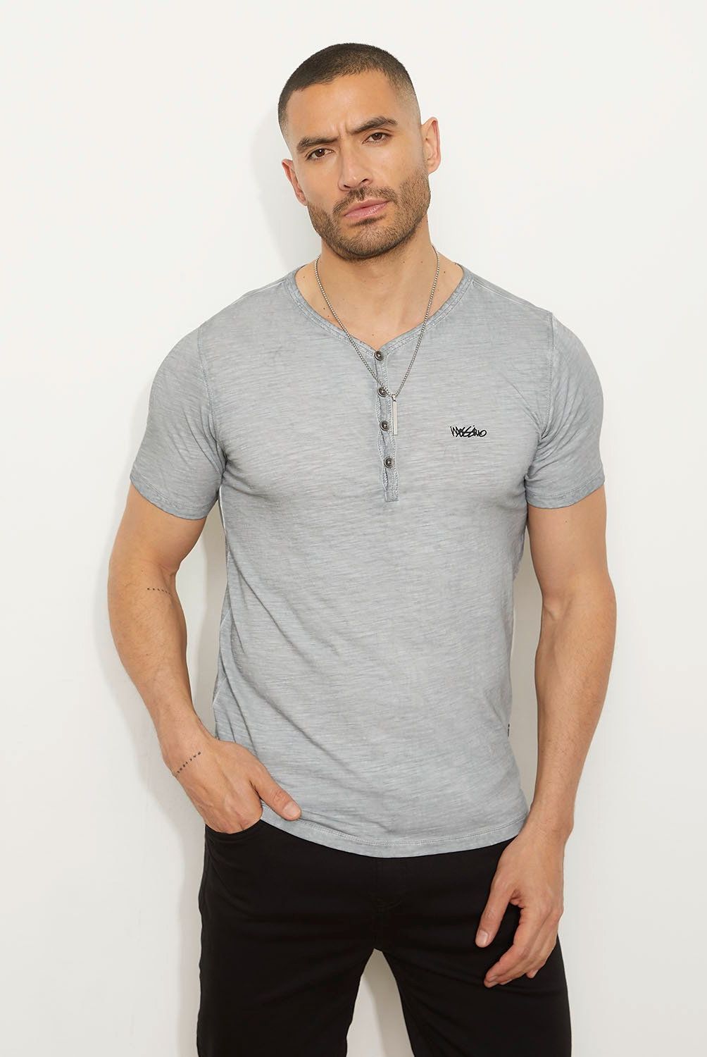 MOSSIMO - Polera Mossimo Manga Corta Casual para Hombre
