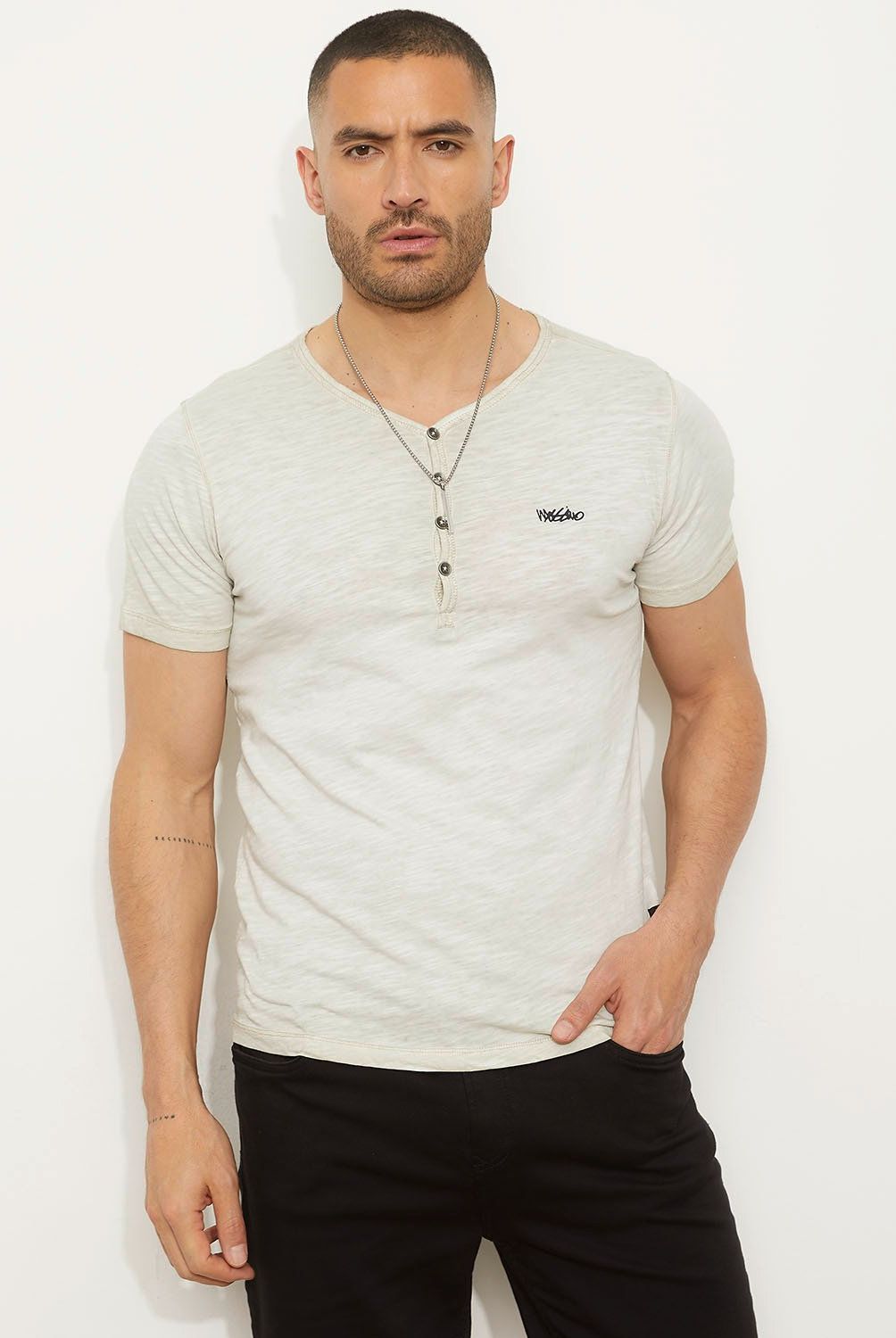 MOSSIMO - Polera Mossimo Manga Corta Casual para Hombre