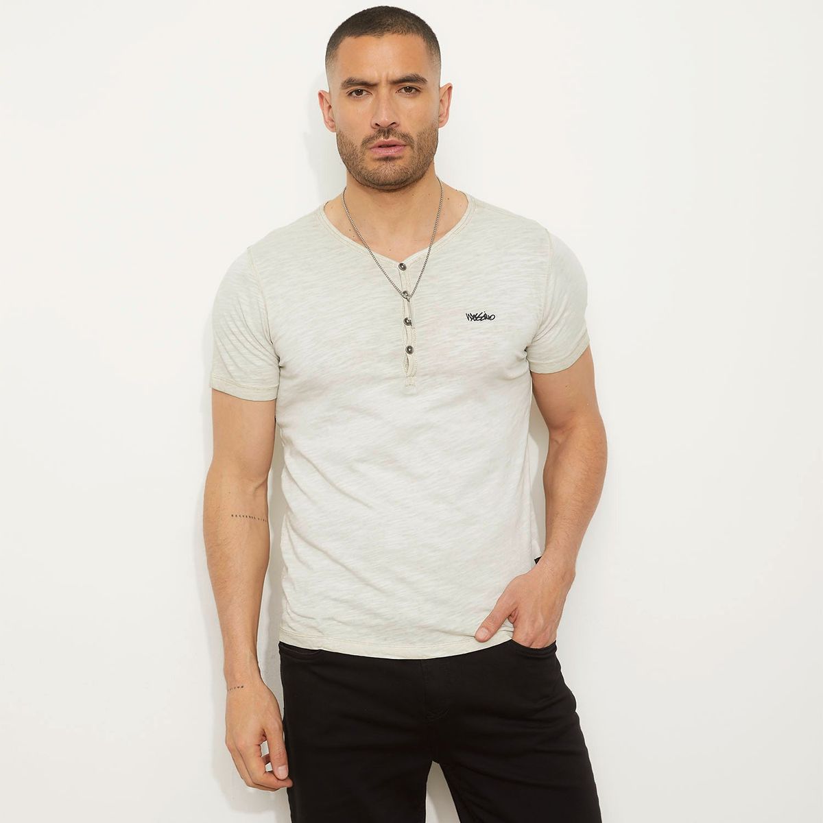 MOSSIMO - Polera Mossimo Manga Corta Casual para Hombre