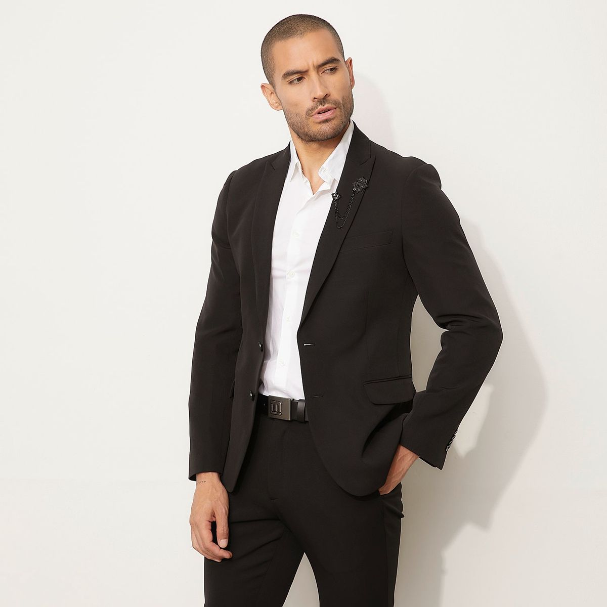 MOSSIMO - Blazer Casual Slim Hombre Mossimo