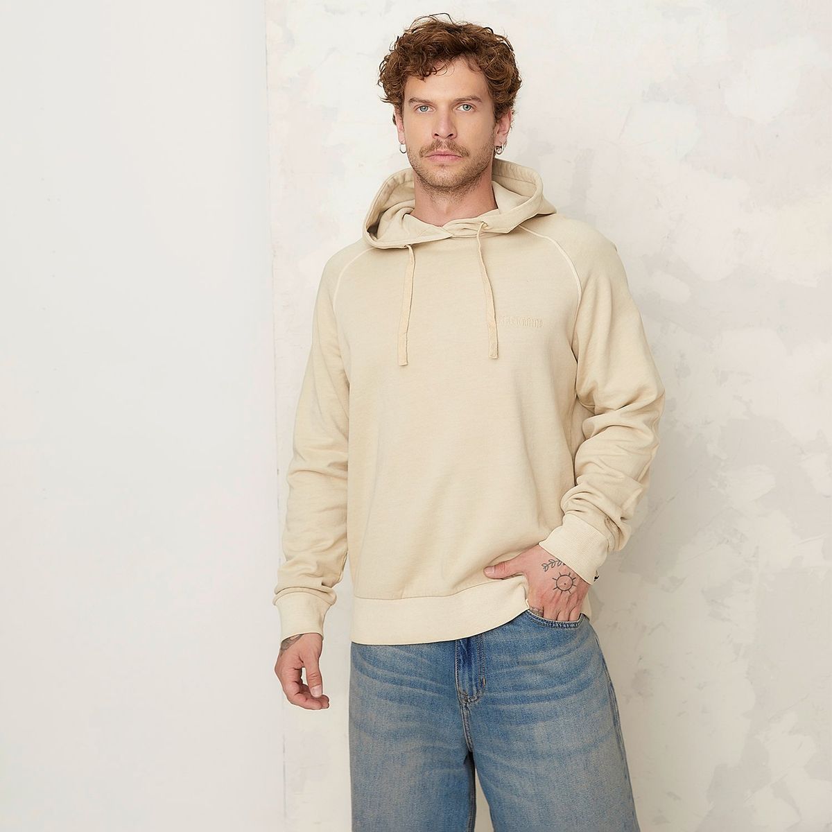 AMERICANINO - Polerón Hoodie Loose fit Hombre Americanino