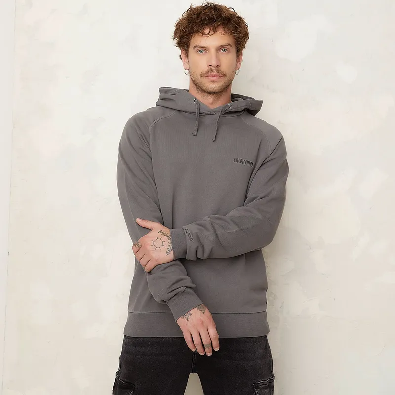 AMERICANINO - Polerón Hoodie Loose fit Hombre Americanino