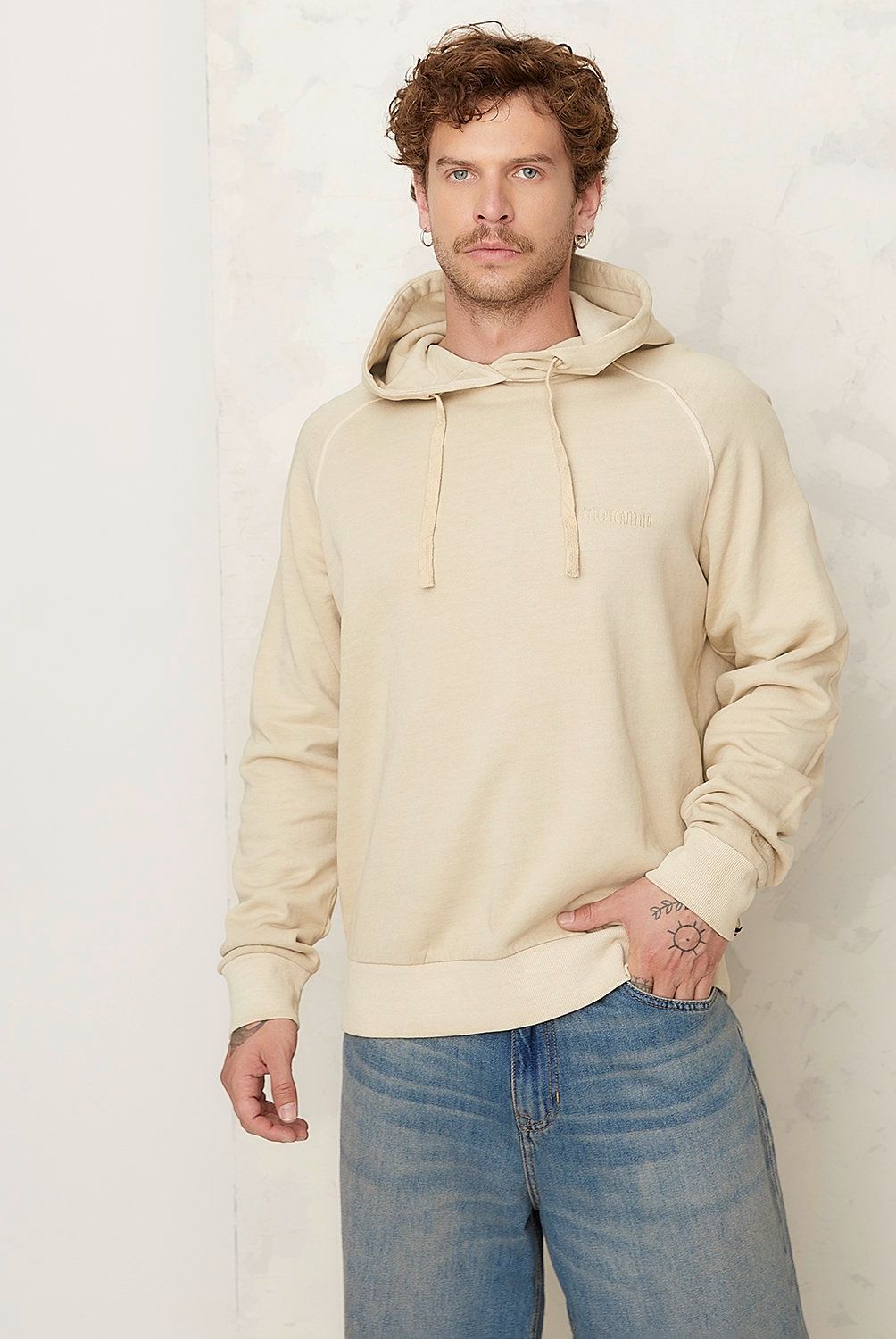 AMERICANINO - Polerón Hoodie Loose fit Hombre Americanino