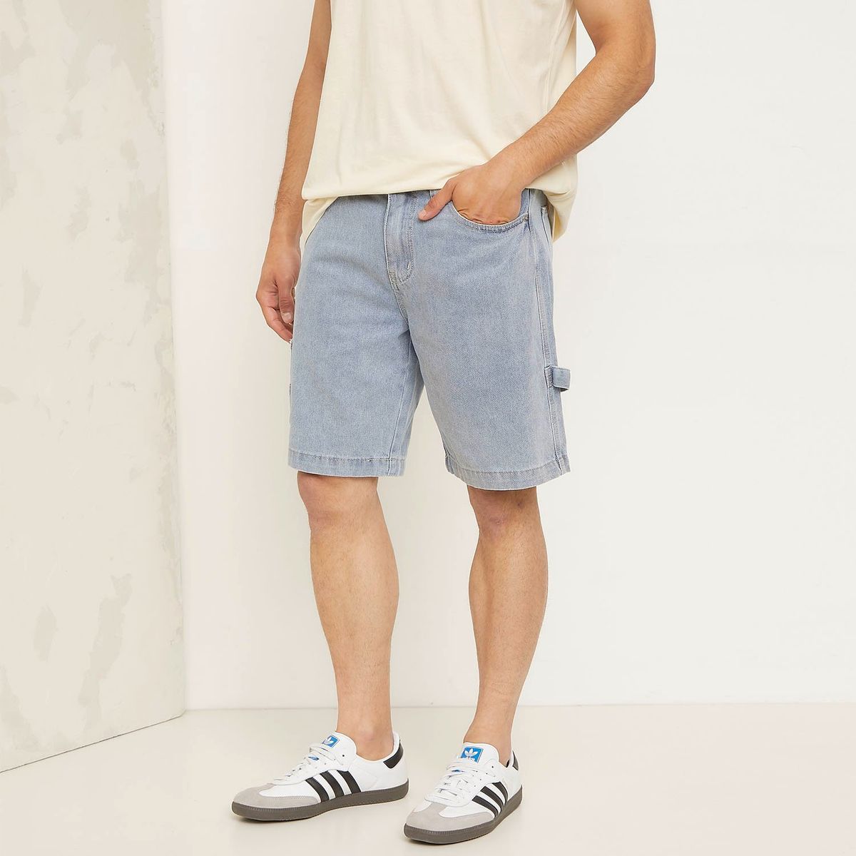 AMERICANINO - Bermuda Carpintero Algodón Regular Fit Hombre Americanino