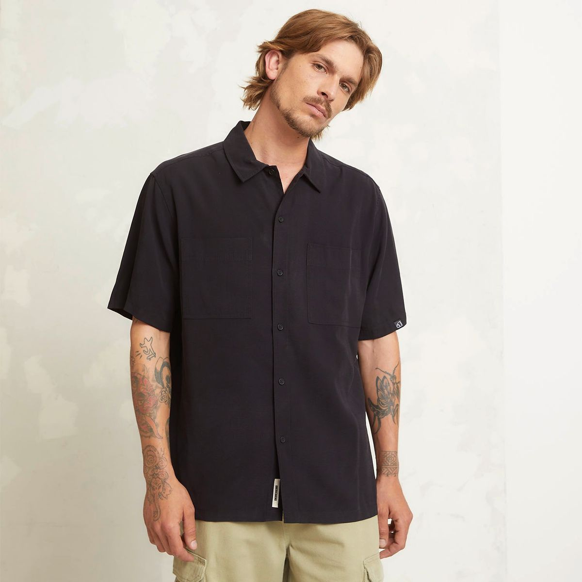 AMERICANINO - Camisa Manga Corta Hombre Americanino