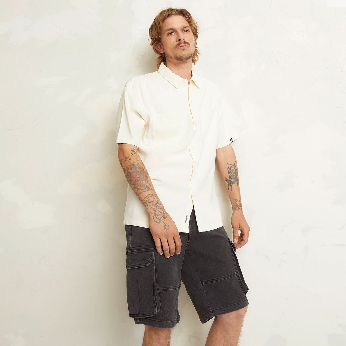 AMERICANINO - Camisa Manga Corta Hombre Americanino