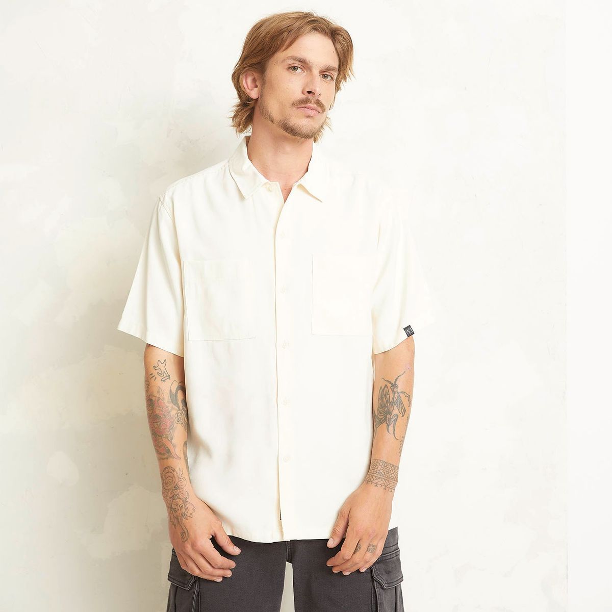 AMERICANINO - Camisa Manga Corta Hombre Americanino