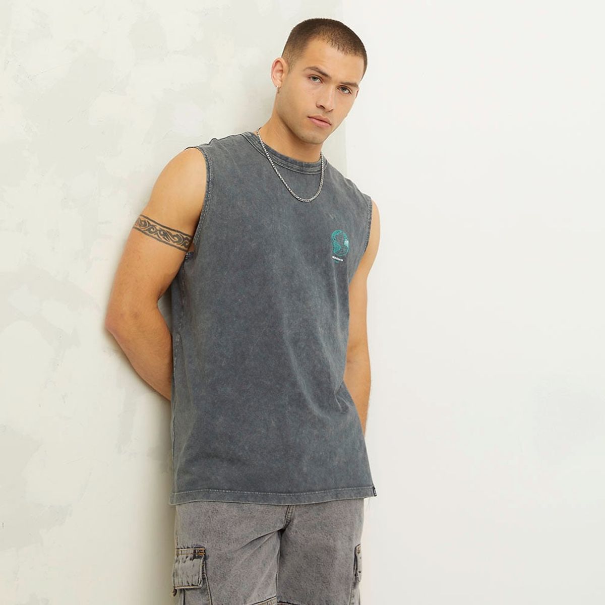 AMERICANINO - Polera Sin Mangas Casual Hombre Americanino