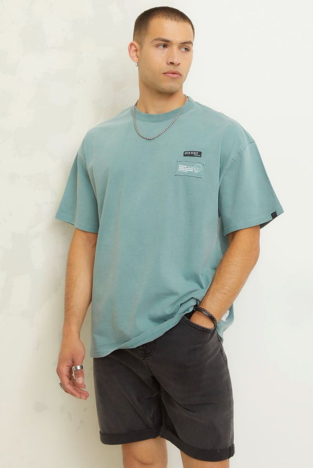 AMERICANINO - Polera Manga Corta Casual Hombre Americanino