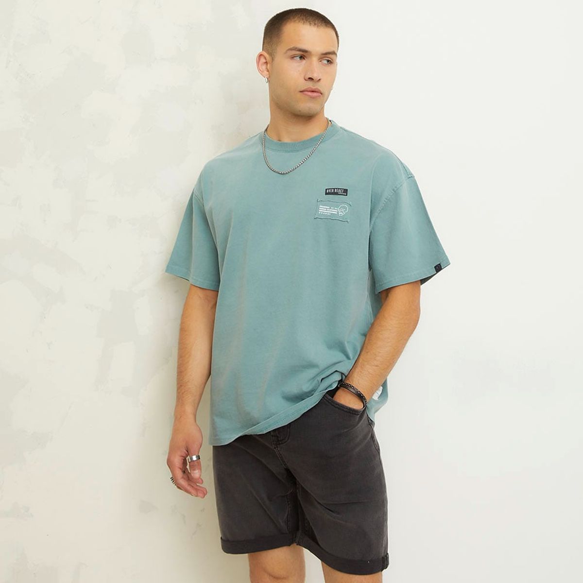 AMERICANINO - Polera Manga Corta Casual Hombre Americanino