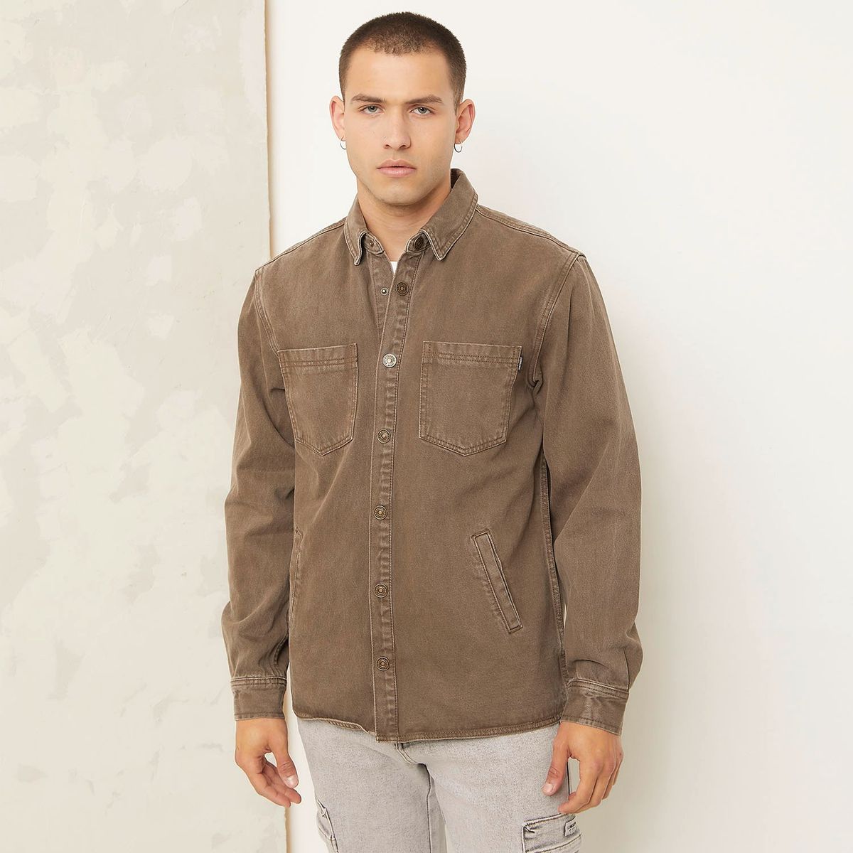 AMERICANINO - Chaqueta Casual Algodón Hombre Americanino