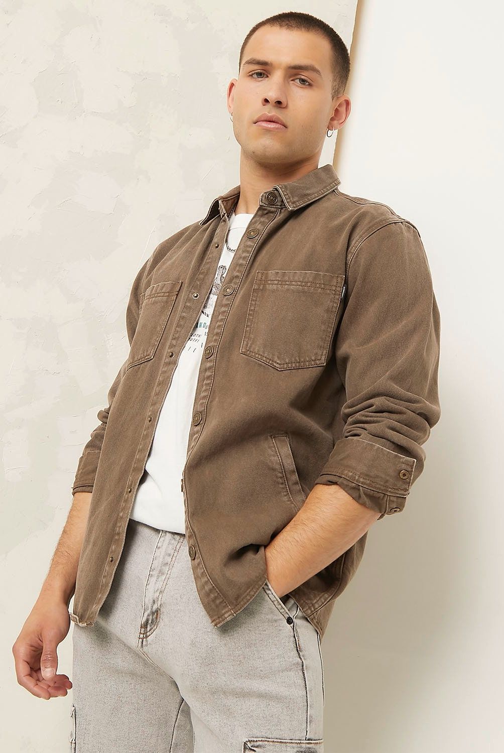 AMERICANINO - Chaqueta Casual Algodón Hombre Americanino