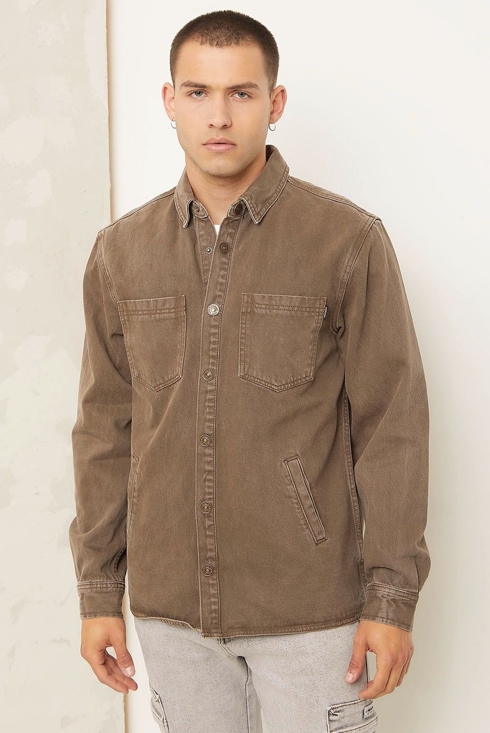 AMERICANINO - Chaqueta Casual Algodón Hombre Americanino