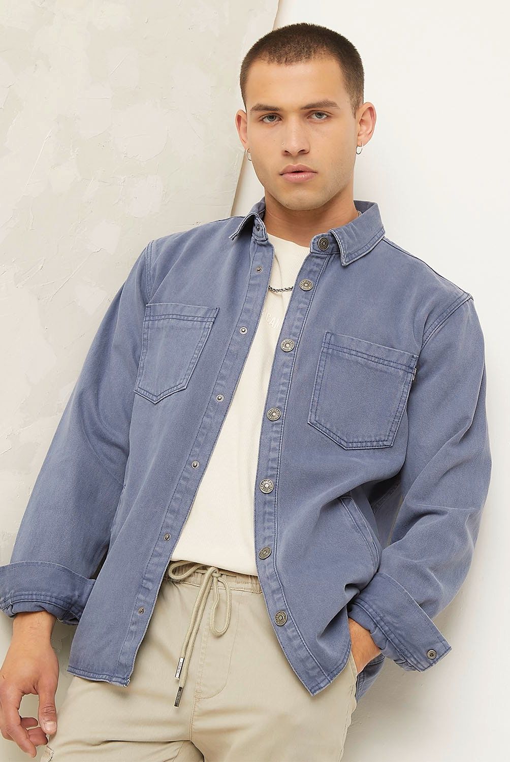 AMERICANINO - Chaqueta Casual Algodón Hombre Americanino