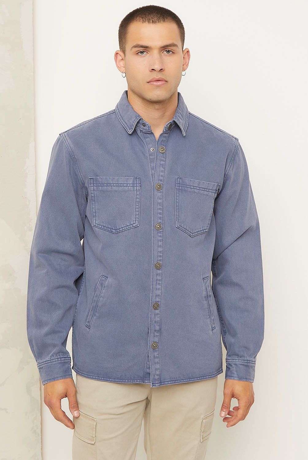 AMERICANINO - Chaqueta Casual Algodón Hombre Americanino