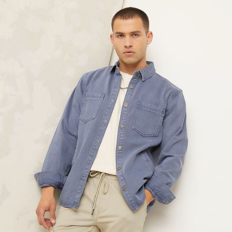 AMERICANINO - Chaqueta Casual Algodón Hombre Americanino
