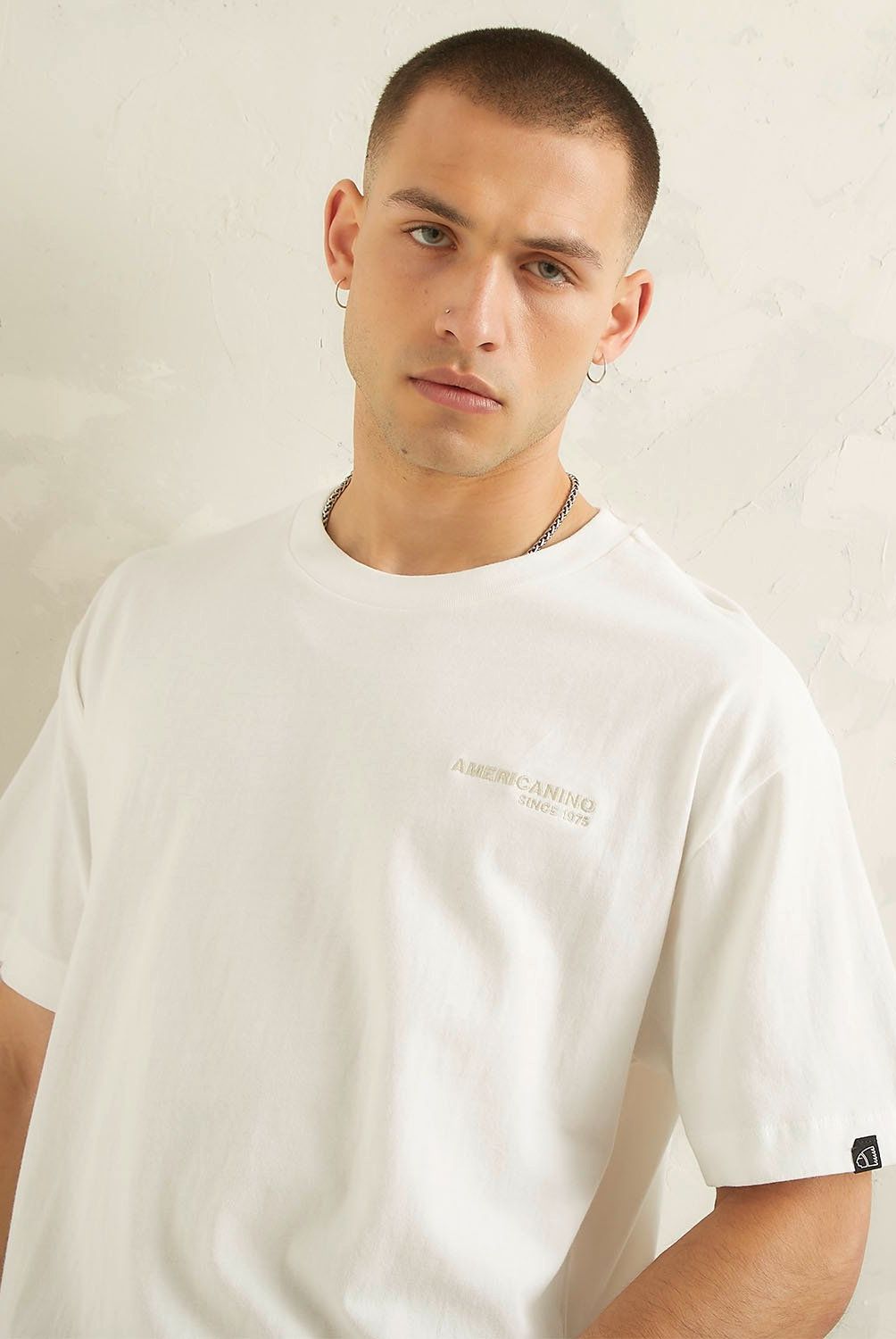 AMERICANINO - Polera Manga Corta Oversize Hombre Americanino