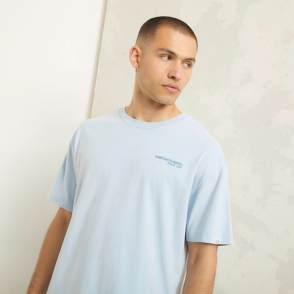 AMERICANINO - Polera Manga Corta Oversize Hombre Americanino