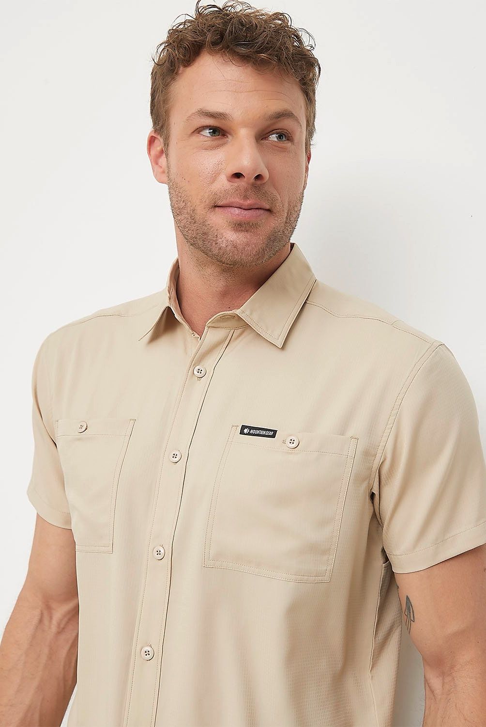 MOUNTAIN GEAR - Camisa Outdoor Hombre Mountain Gear Manga Corta