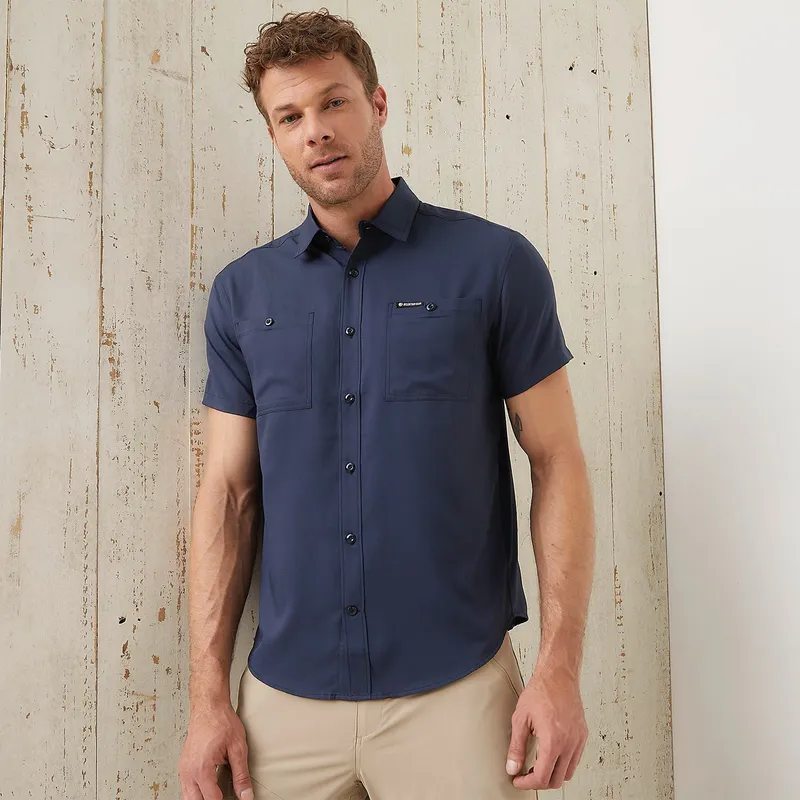 MOUNTAIN GEAR - Camisa Outdoor Hombre Mountain Gear Manga Corta