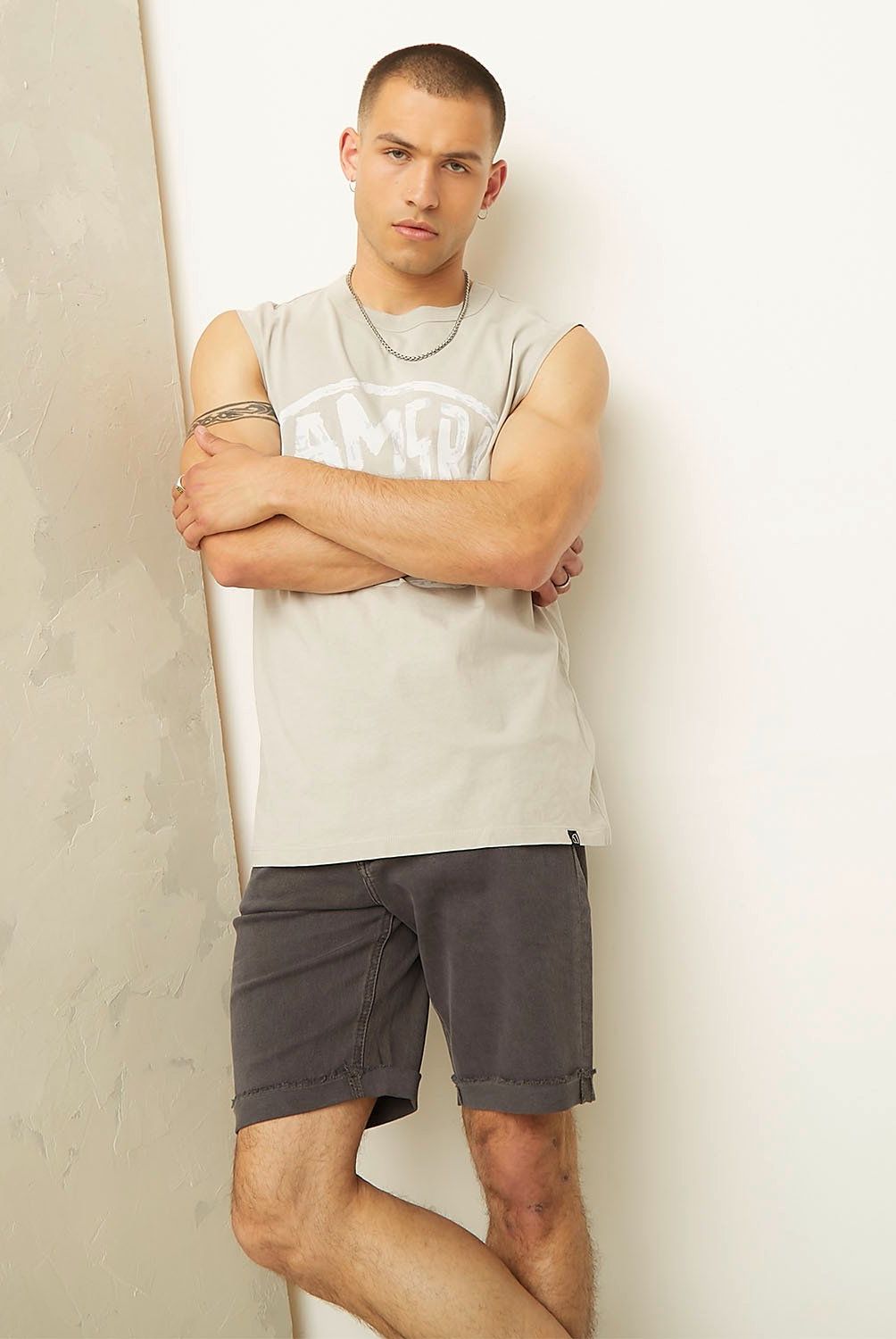 AMERICANINO - Polera Sin Mangas Casual Hombre Americanino