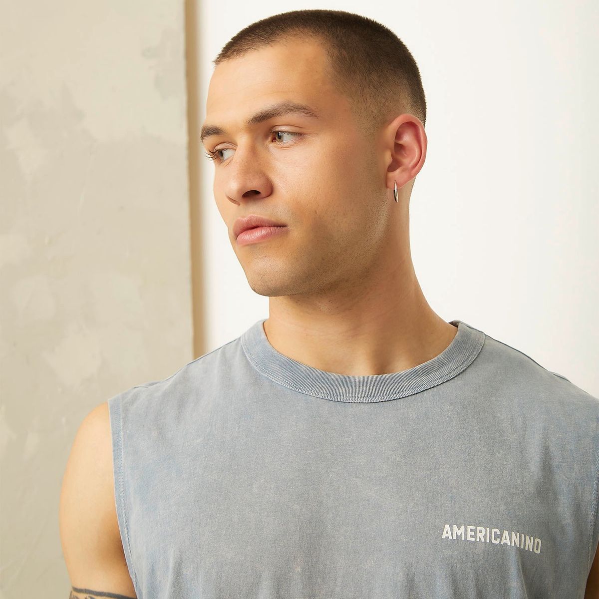 AMERICANINO - Polera Sin Mangas Casual Hombre Americanino