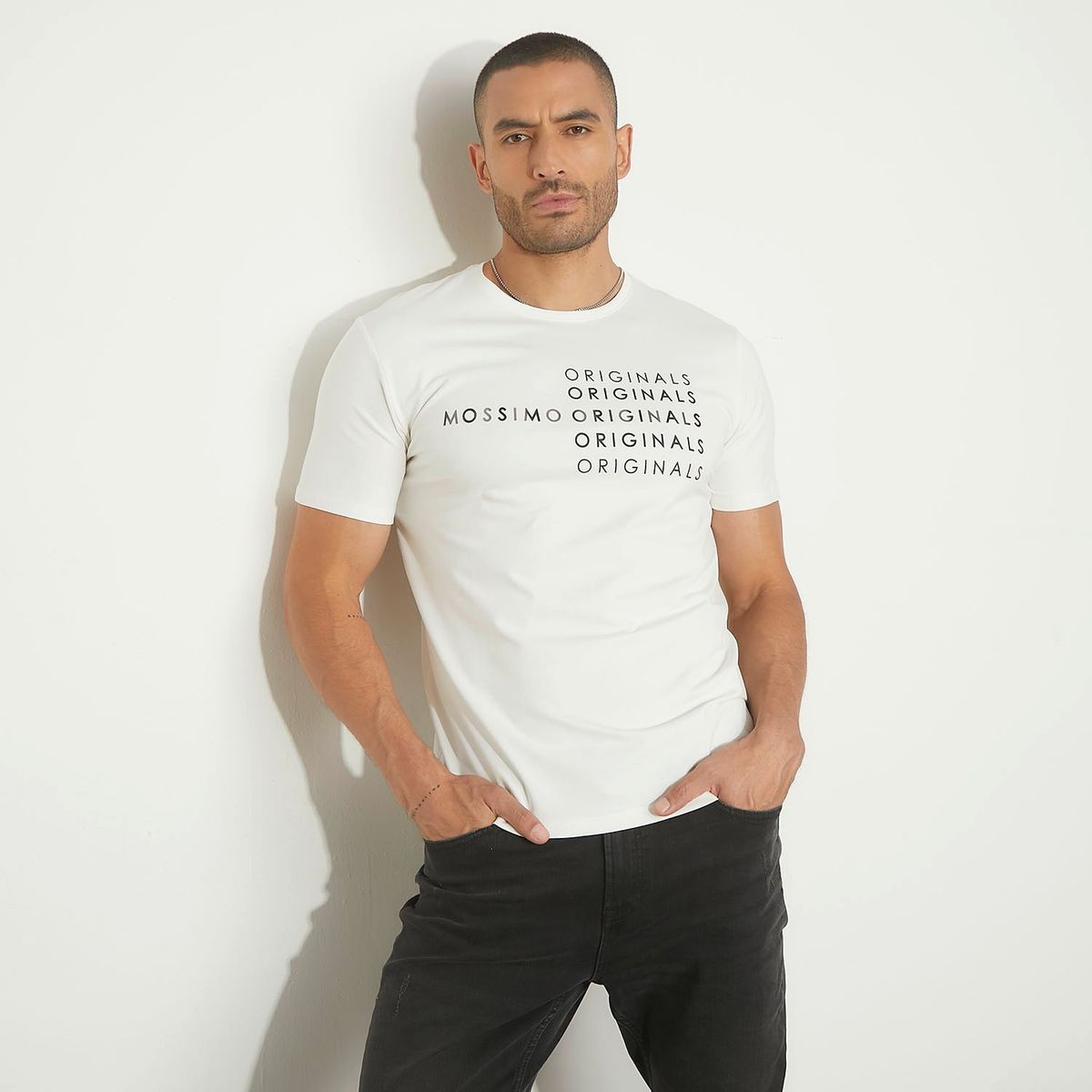 MOSSIMO - Polera Manga Corta Regular Algodón Hombre Mossimo