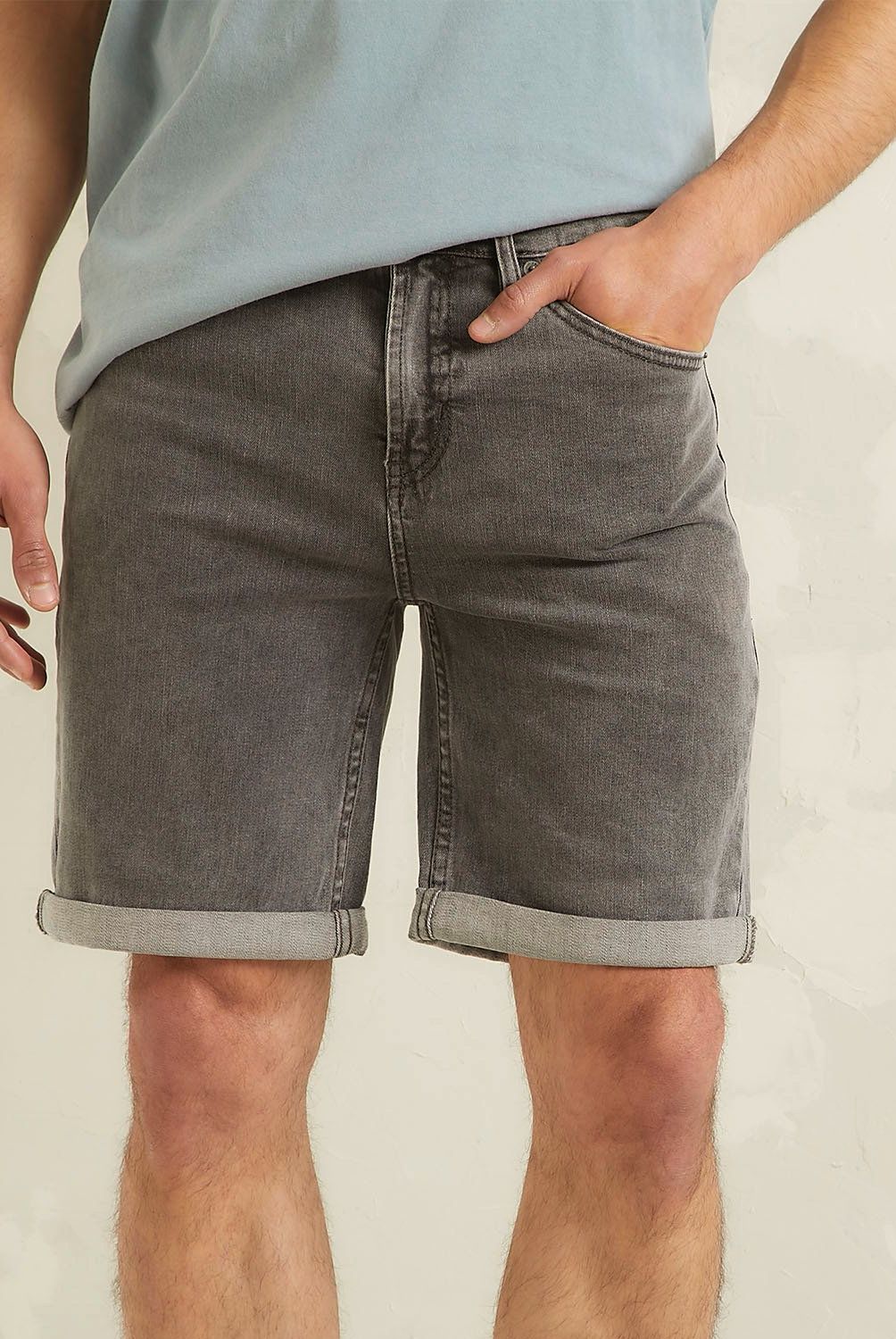 AMERICANINO - Short Bermuda Algodón Hombre Corte Americano