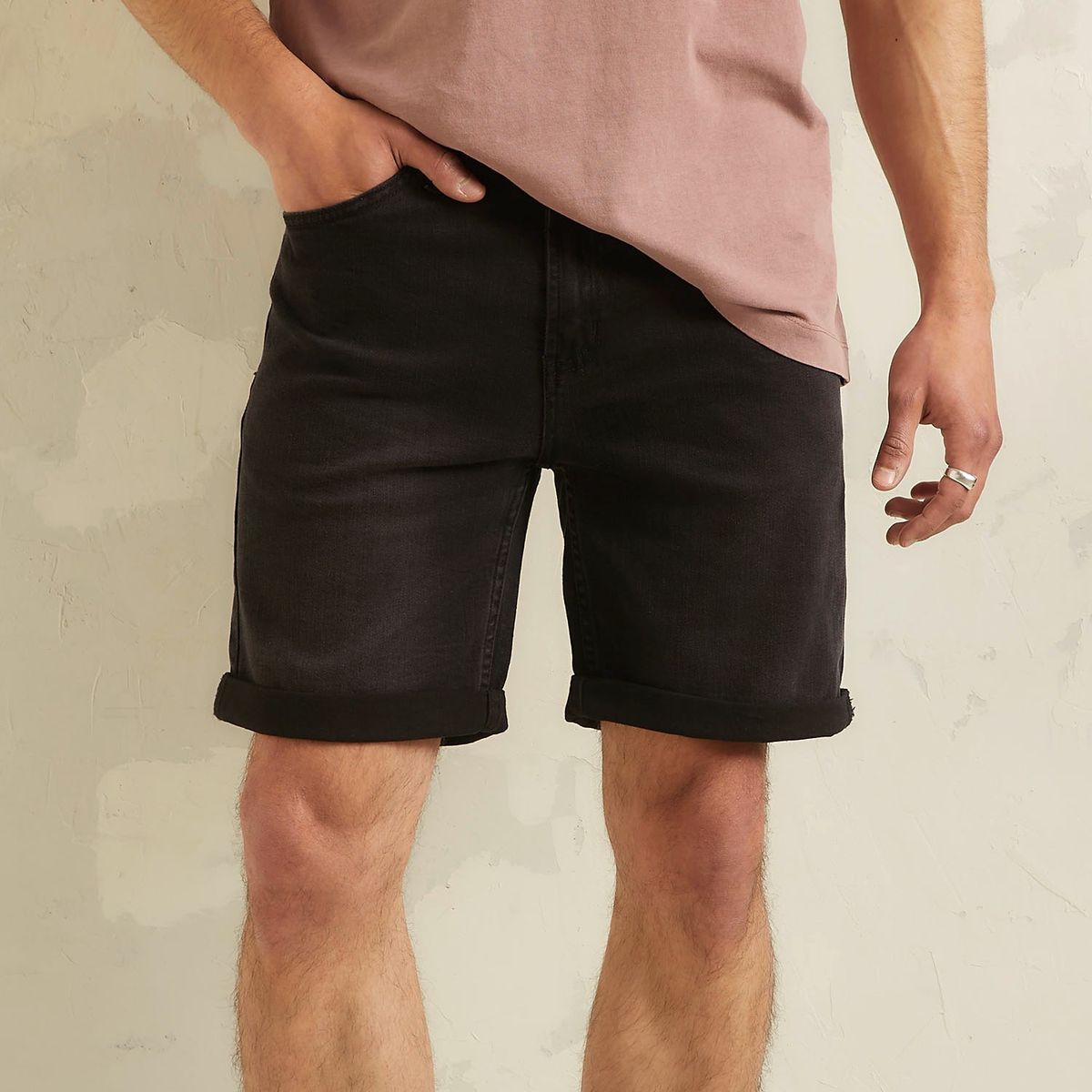 AMERICANINO - Short Bermuda Algodón Hombre Corte Americano