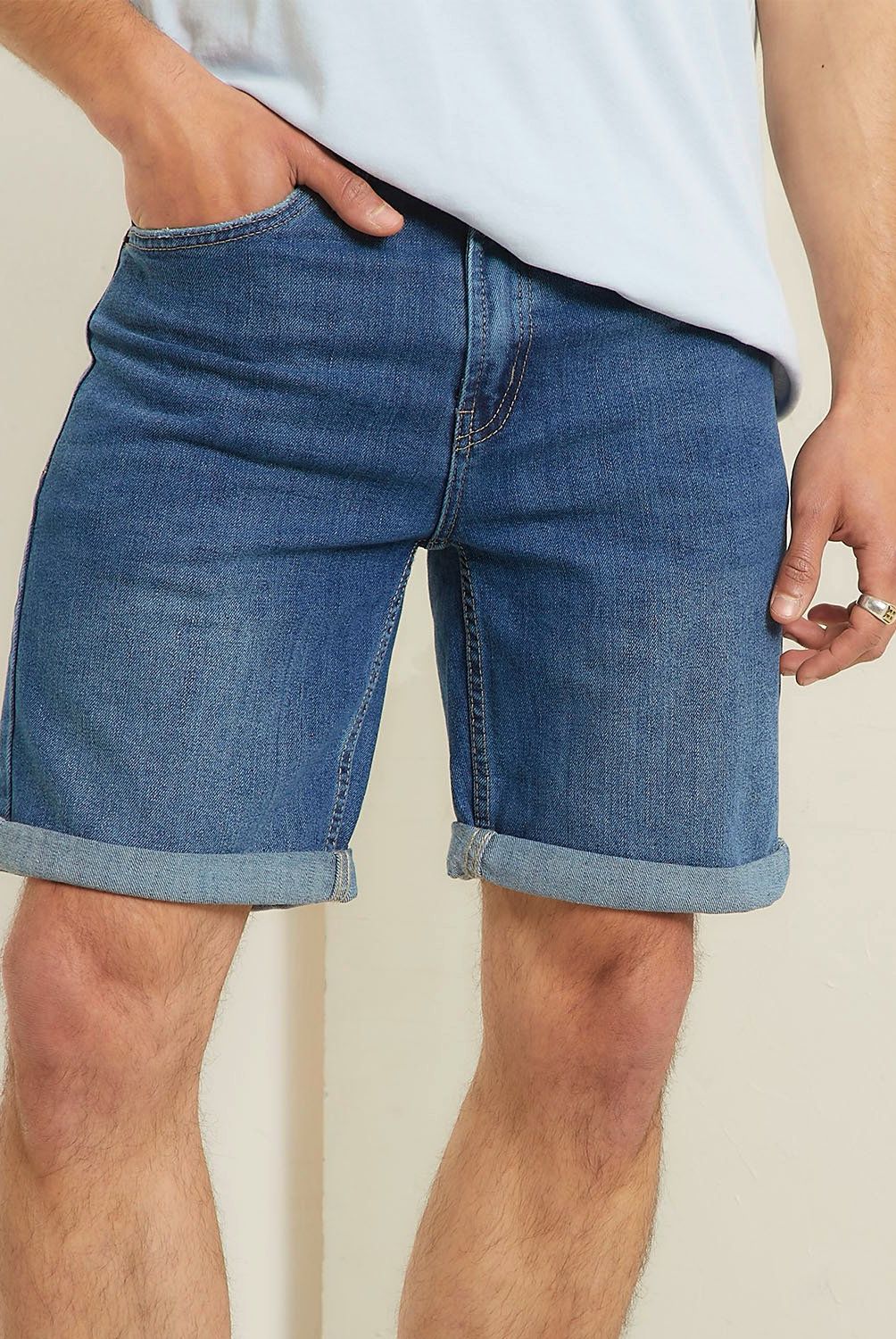 AMERICANINO - Short Bermuda Algodón Hombre Corte Americano