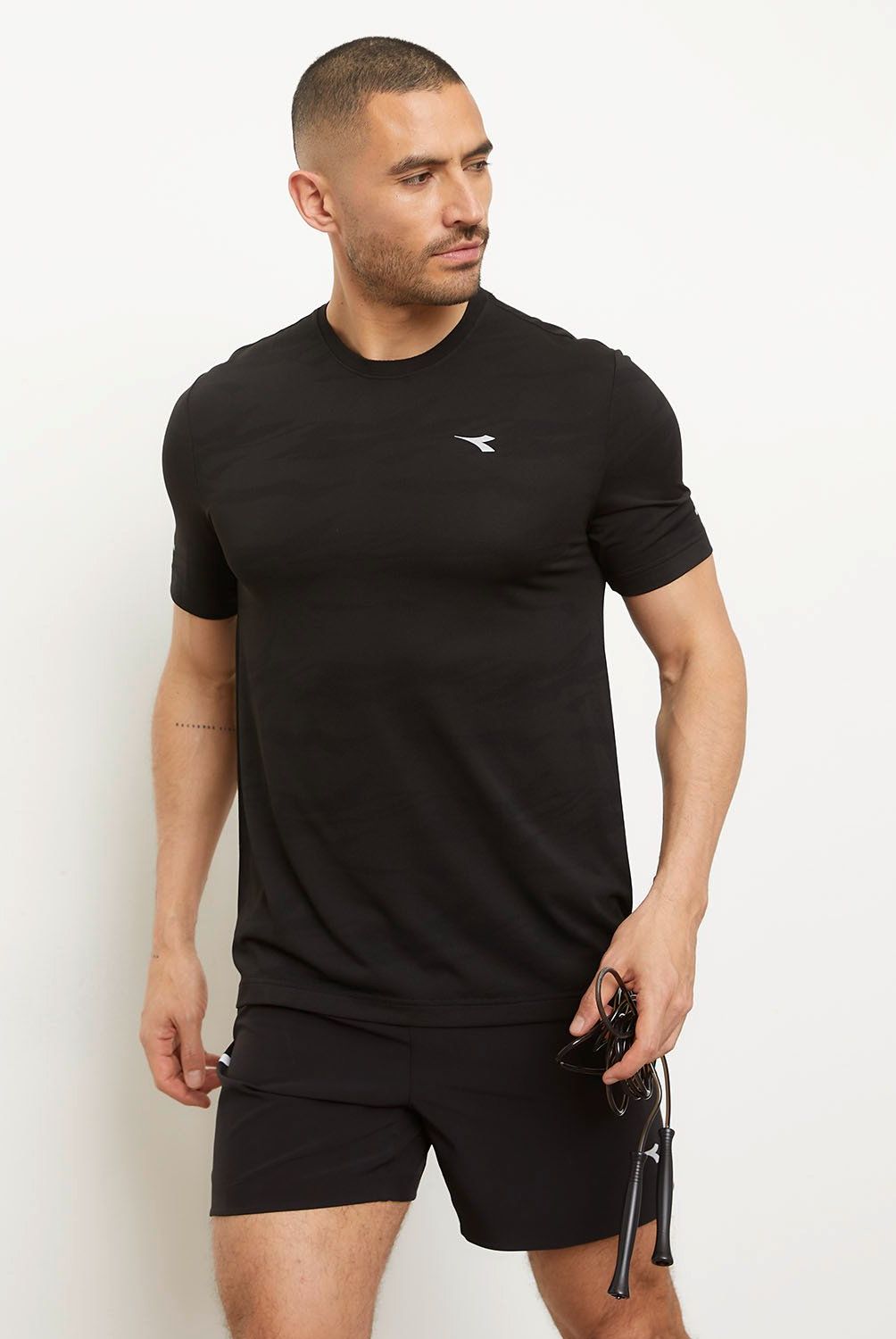 DIADORA - Polera Deportiva Manga Corta Hombre Diadora
