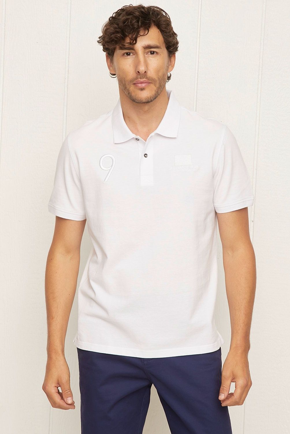 UNIVERSITY CLUB - Polera Polo Manga Corta Algodón Hombre University Club