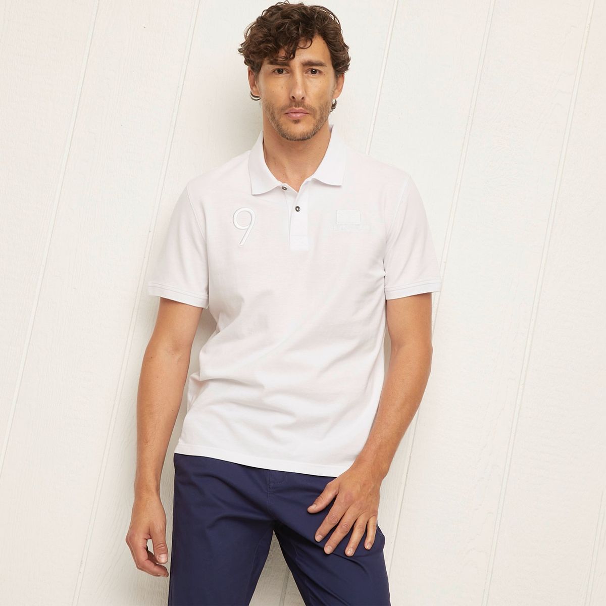 UNIVERSITY CLUB - Polera Polo Manga Corta Algodón Hombre University Club