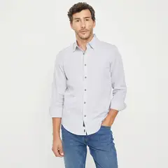 UNIVERSITY CLUB - Camisa Manga Larga Slim Fit Algodón Hombre