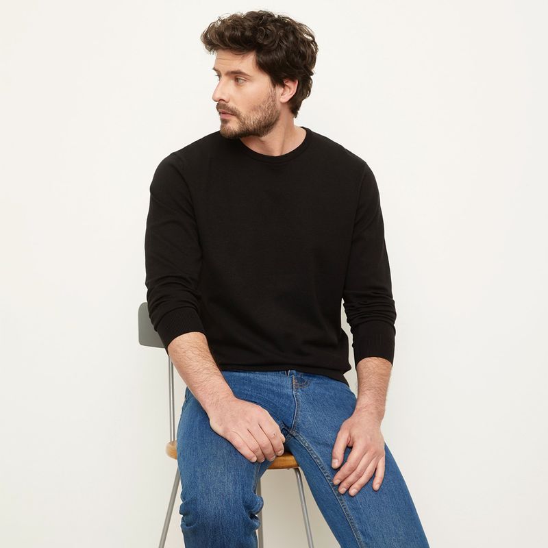 NEWPORT - Sweater Newport Punto Cuello Redondo Hombre Casual