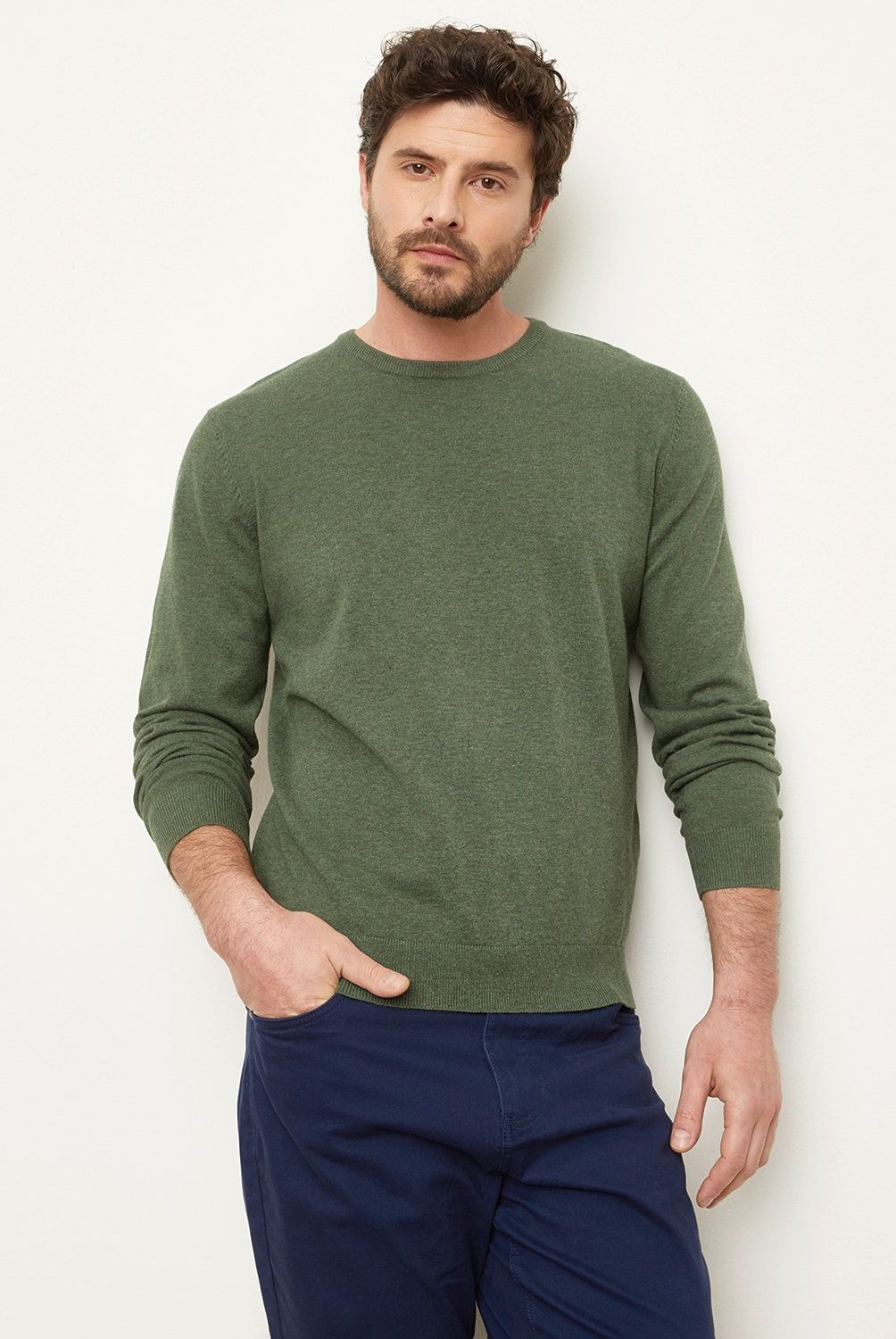 NEWPORT - Sweater Newport Punto Cuello Redondo Hombre Casual