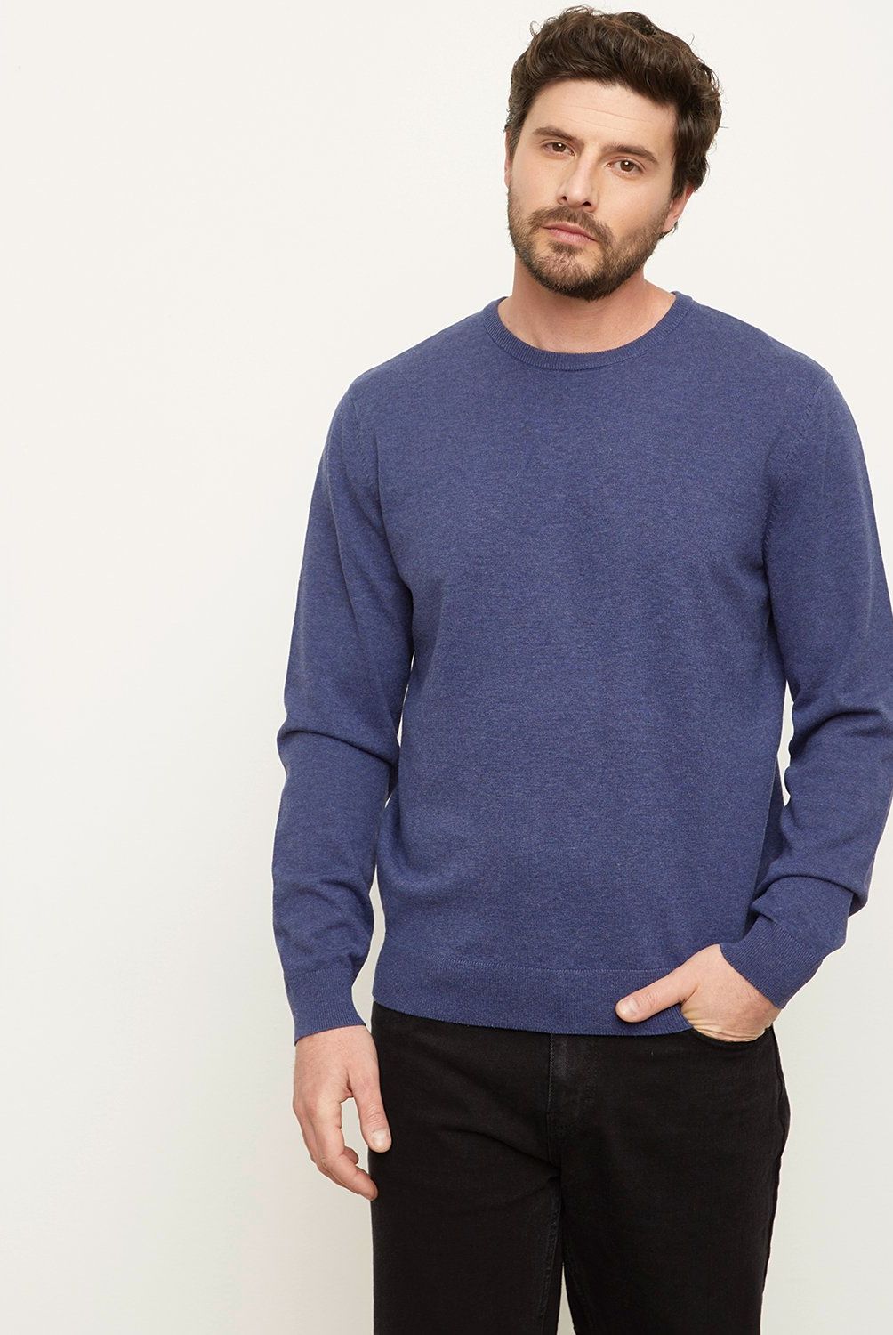 NEWPORT - Sweater Newport Punto Cuello Redondo Hombre Casual