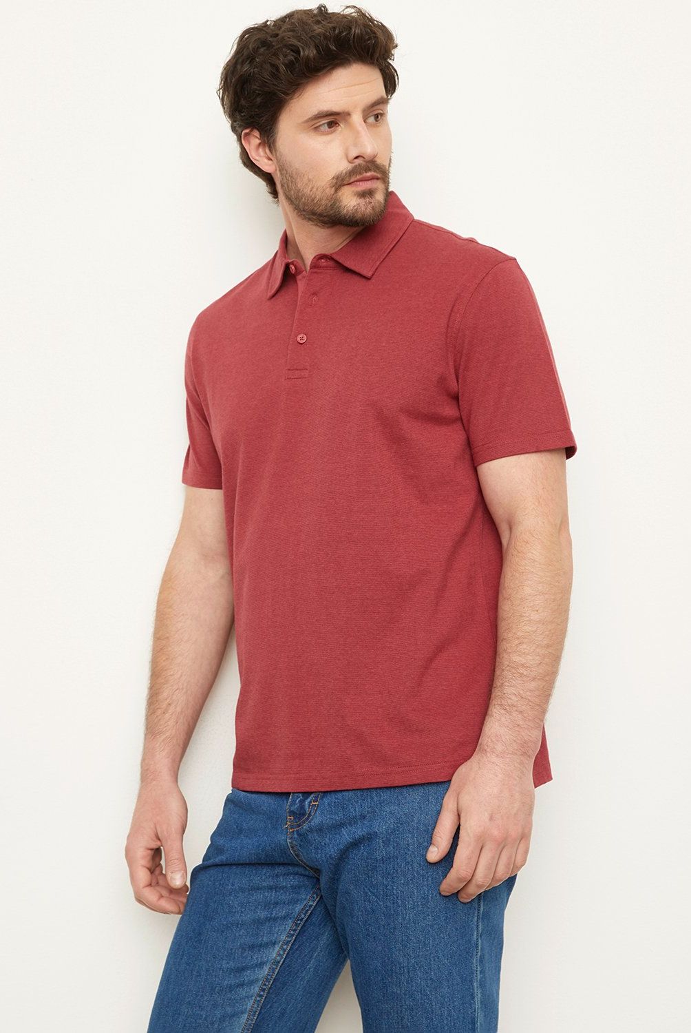 NEWPORT - Polera Polo Manga Corta Algodón Hombre Newport