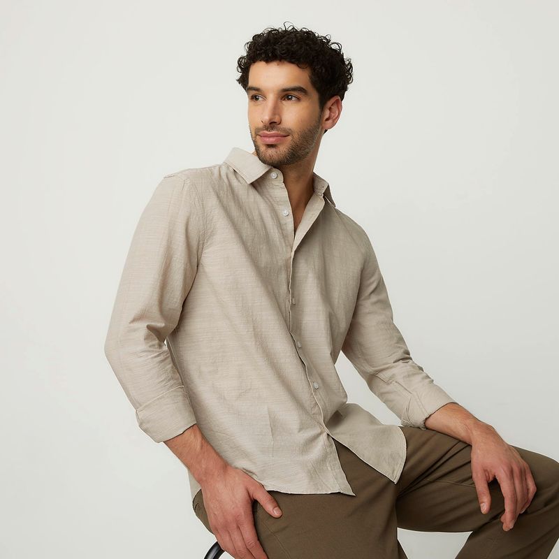NEWPORT - Camisa Casual Manga Corta Algodón Hombre Newport