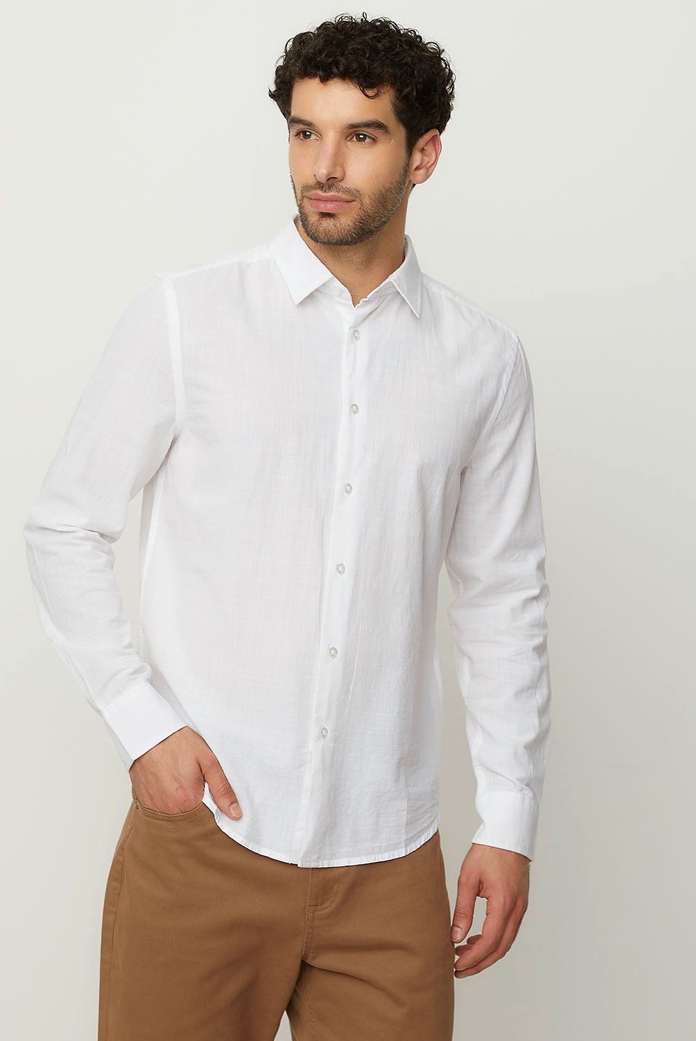 NEWPORT - Camisa Casual Manga Corta Algodón Hombre Newport