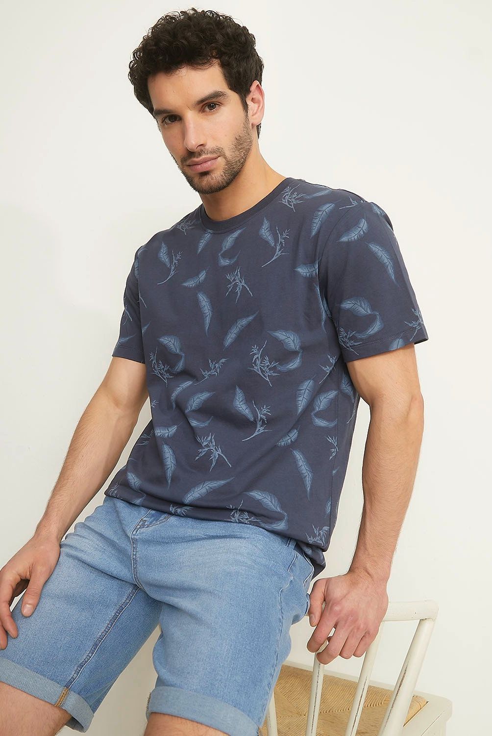 NEWPORT - Polera Manga Corta Algodón Regular Fit Hombre Newport