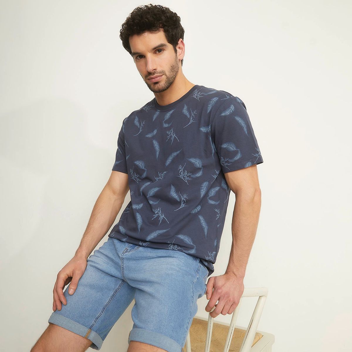 NEWPORT - Polera Manga Corta Algodón Regular Fit Hombre Newport