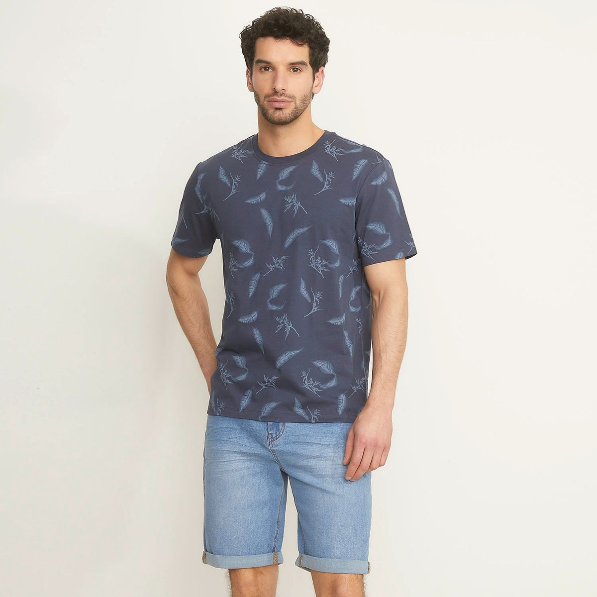 NEWPORT - Polera Manga Corta Algodón Regular Fit Hombre Newport
