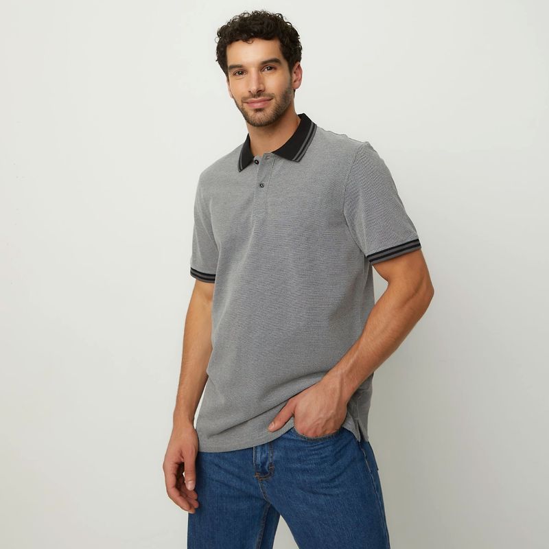 NEWPORT - Polera Manga Corta Algodón Hombre Newport
