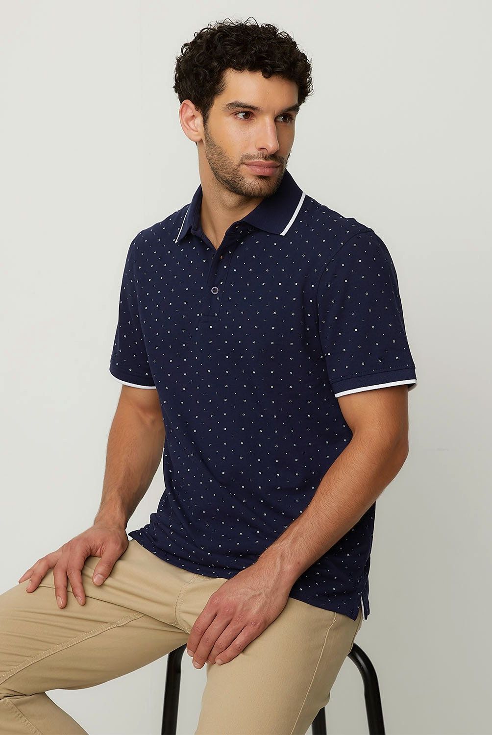 NEWPORT - Polera Manga Corta Algodón Hombre Newport