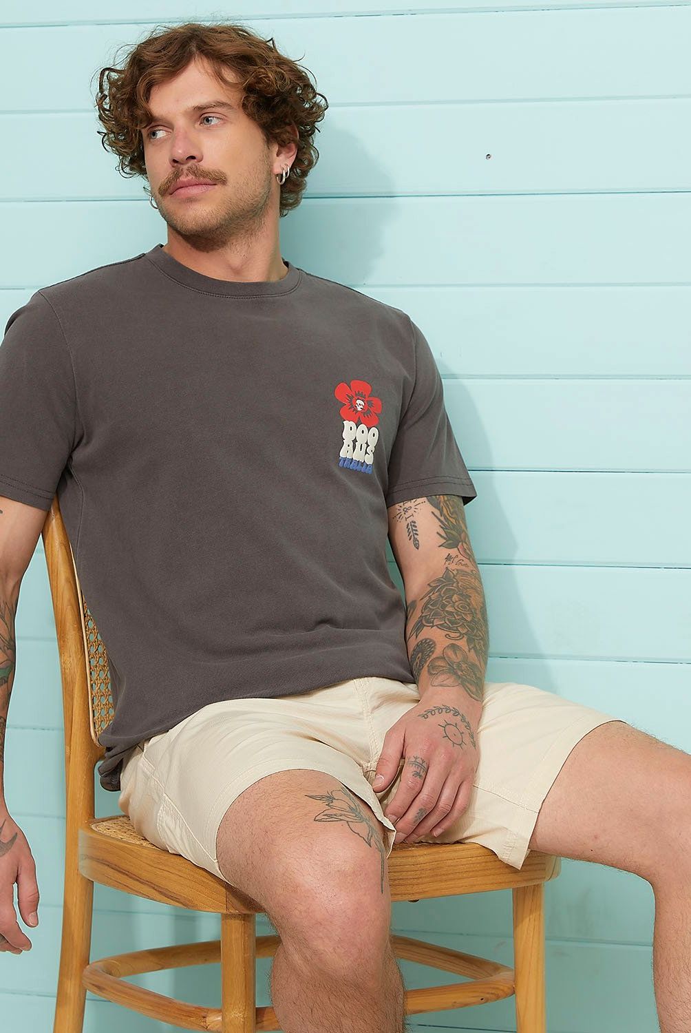 DOO AUSTRALIA - Polera Manga Corta Algodón Regular Fit Hombre Doo Australia