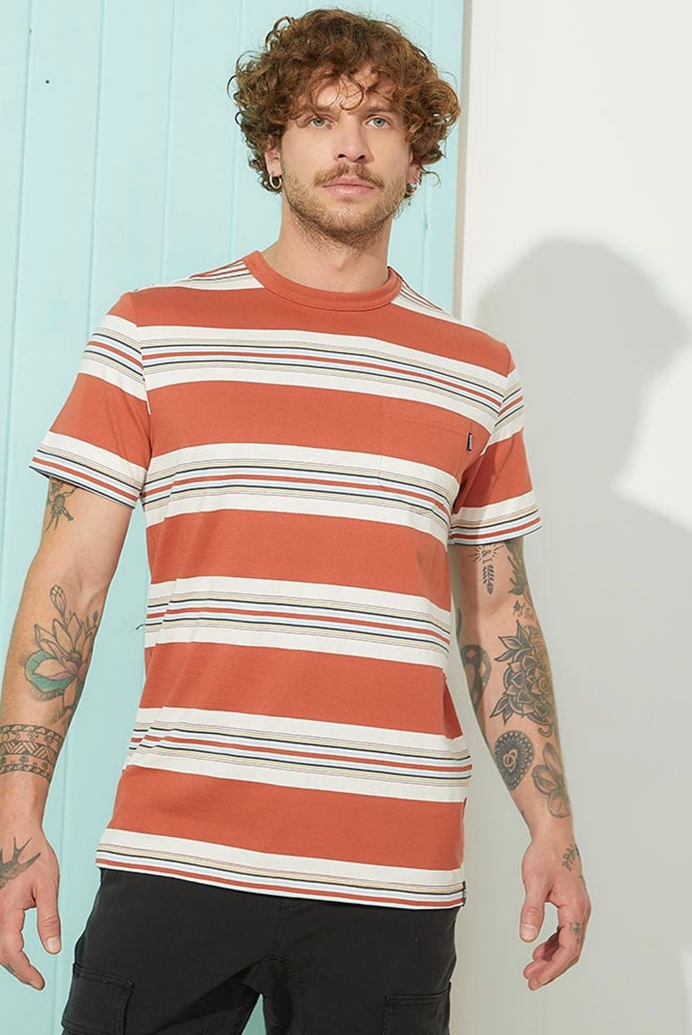 DOO AUSTRALIA - Polera Manga Corta Casual Hombre Doo Australia